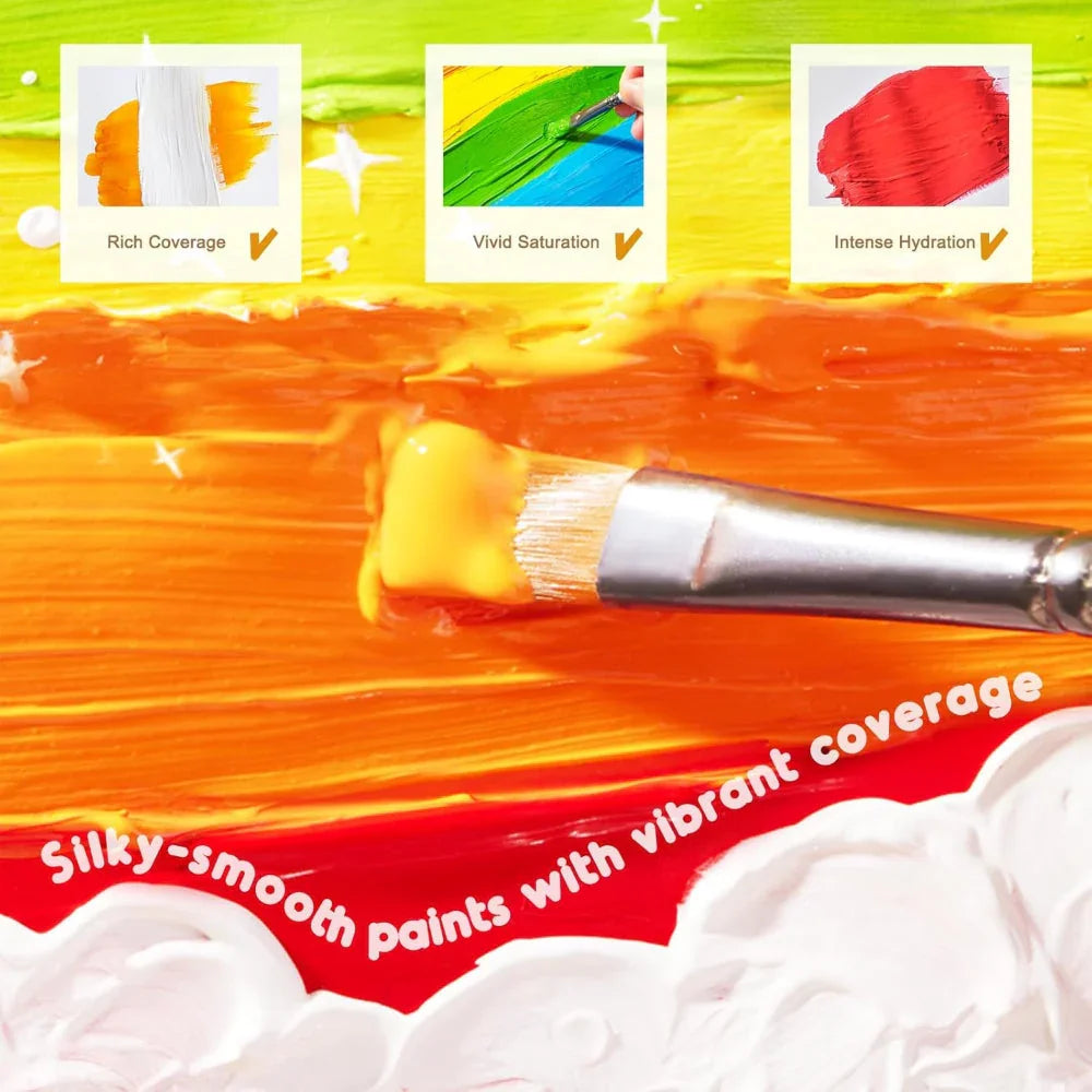 Jar Melo Washable Kids Paint Set - Gouache Paint - Jaiman Toys