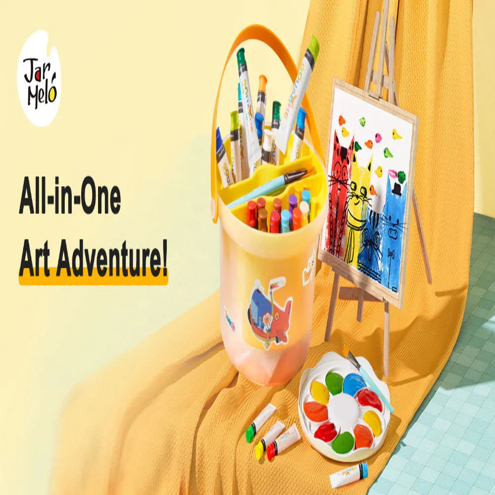 Jar Melo Washable Kids Paint Set - Gouache Paint - Jaiman Toys