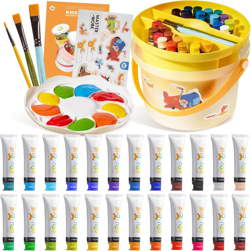 Jar Melo Washable Kids Paint Set - Gouache Paint - Jaiman Toys