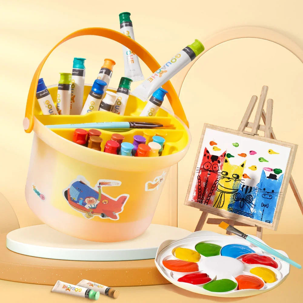 Jar Melo Washable Kids Paint Set - Gouache Paint - Jaiman Toys