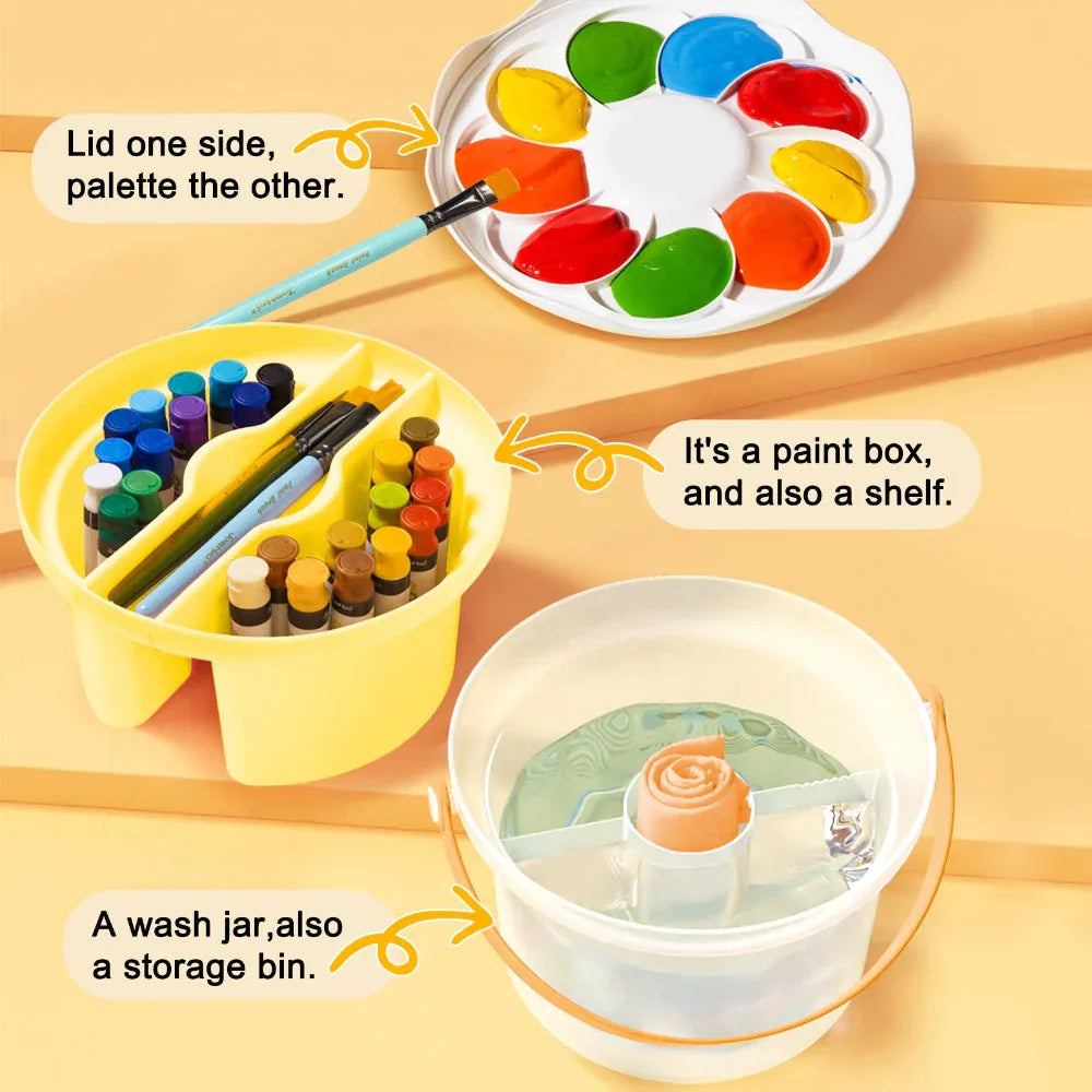 Jar Melo Washable Kids Paint Set - Gouache Paint - Jaiman Toys