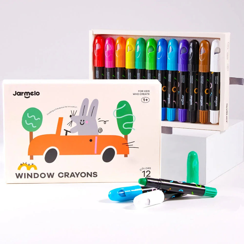Jar Melo Window Crayons - Jaiman Toys