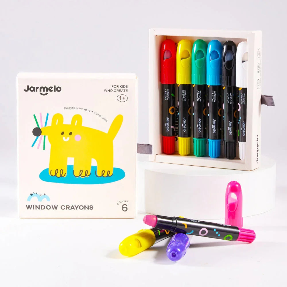 Jar Melo Window Crayons - Jaiman Toys