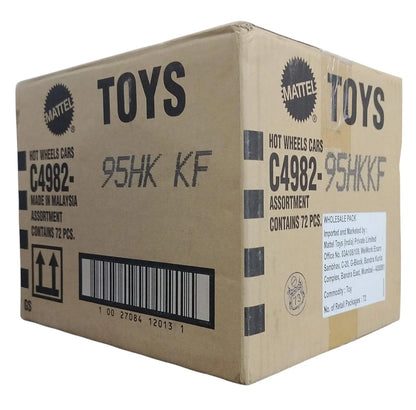 Hot Wheels 2025 Factory-Sealed Case K (95HK KF) – 72 Die-Cast Cars by Mattel (Brand New Box) - Jaiman Toys