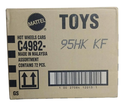 Hot Wheels 2025 Factory-Sealed Case K (95HK KF) – 72 Die-Cast Cars by Mattel (Brand New Box) - Jaiman Toys
