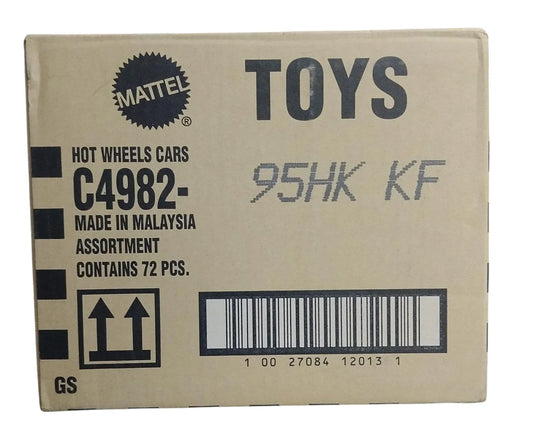 Hot Wheels 2025 Factory-Sealed Case K (95HK KF) – 72 Die-Cast Cars by Mattel (Brand New Box) - Jaiman Toys
