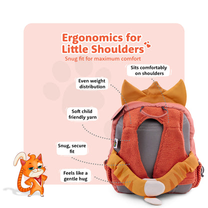 Filli & Me Ballerina Filli HugBag | 12.5L Kids Backpack for Kindergarten (4–5 Years) | Lightweight School & Travel Bag