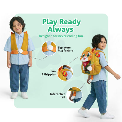 Filli & Me Builder Filli HugBag | 12.5L Kids Backpack for Kindergarten (4–5 Years) | Lightweight School & Travel Bag