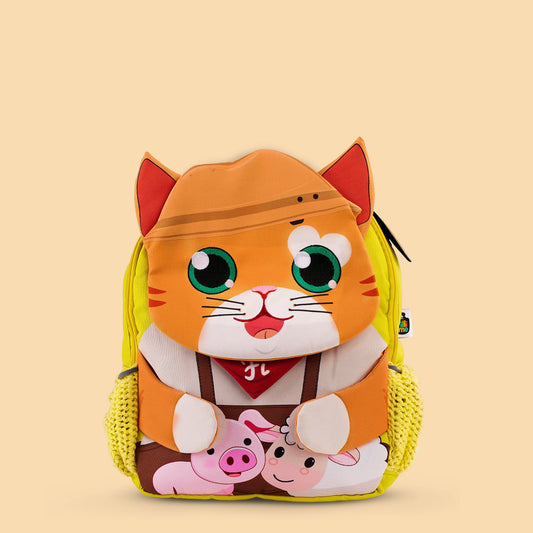Filli & Me Farmer Filli HugBag | 12.5L Kids Backpack for Kindergarten (4–5 Years) | Lightweight School & Travel Bag