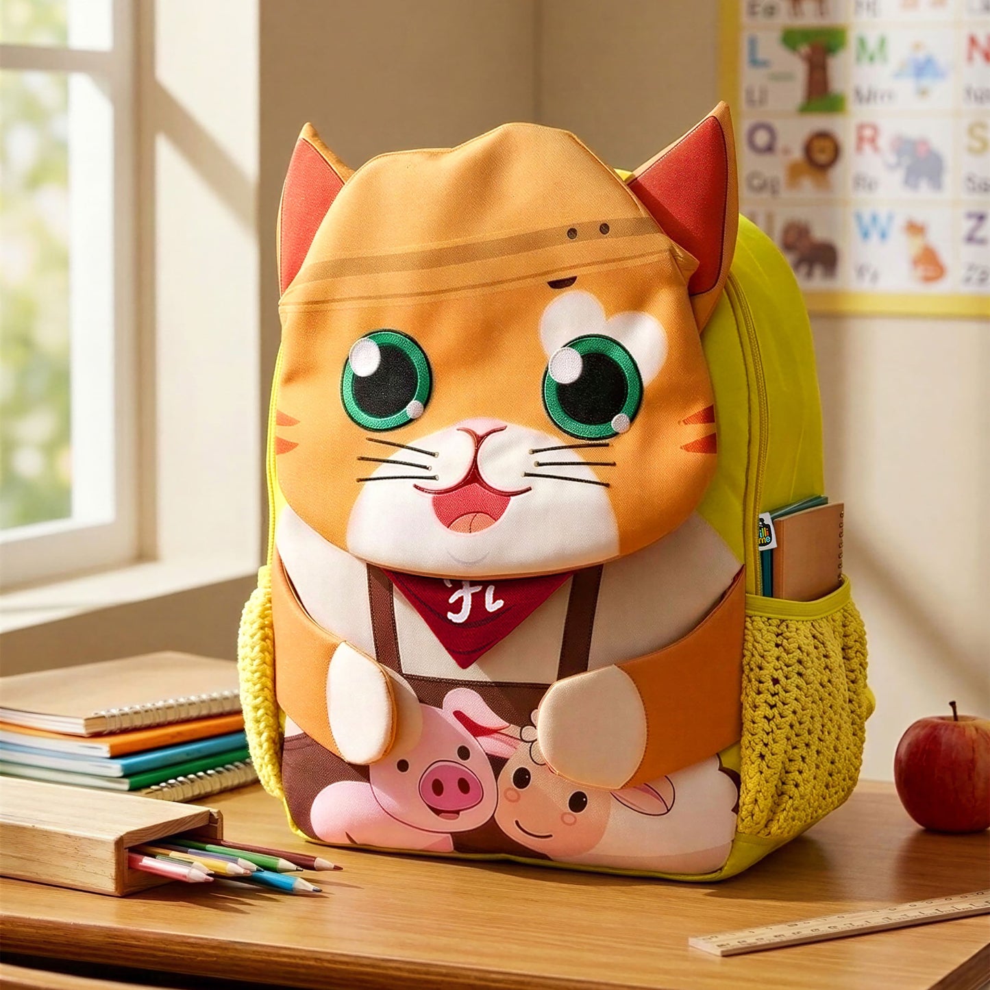 Filli & Me Farmer Filli HugBag | 12.5L Kids Backpack for Kindergarten (4–5 Years) | Lightweight School & Travel Bag