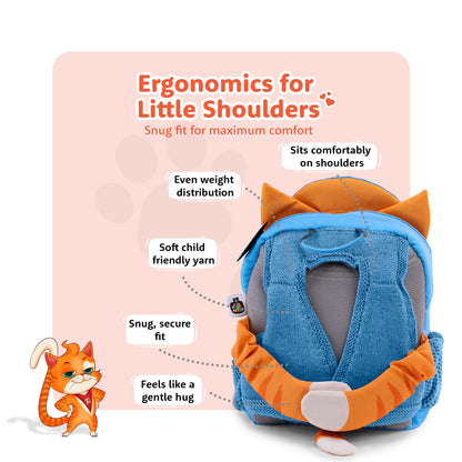 Filli & Me Gardener Filli HugBag | 12.5L Kids Backpack for Kindergarten (4–5 Years) | Lightweight School & Travel Bag