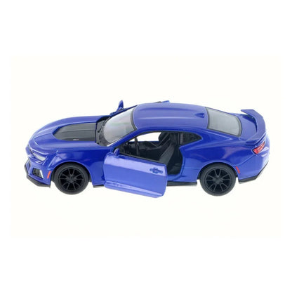 KiNSMART 1:36 Scale 2017 Chevrolet Camaro ZL1 Die-Cast Model Car - Blue - Jaiman Toys