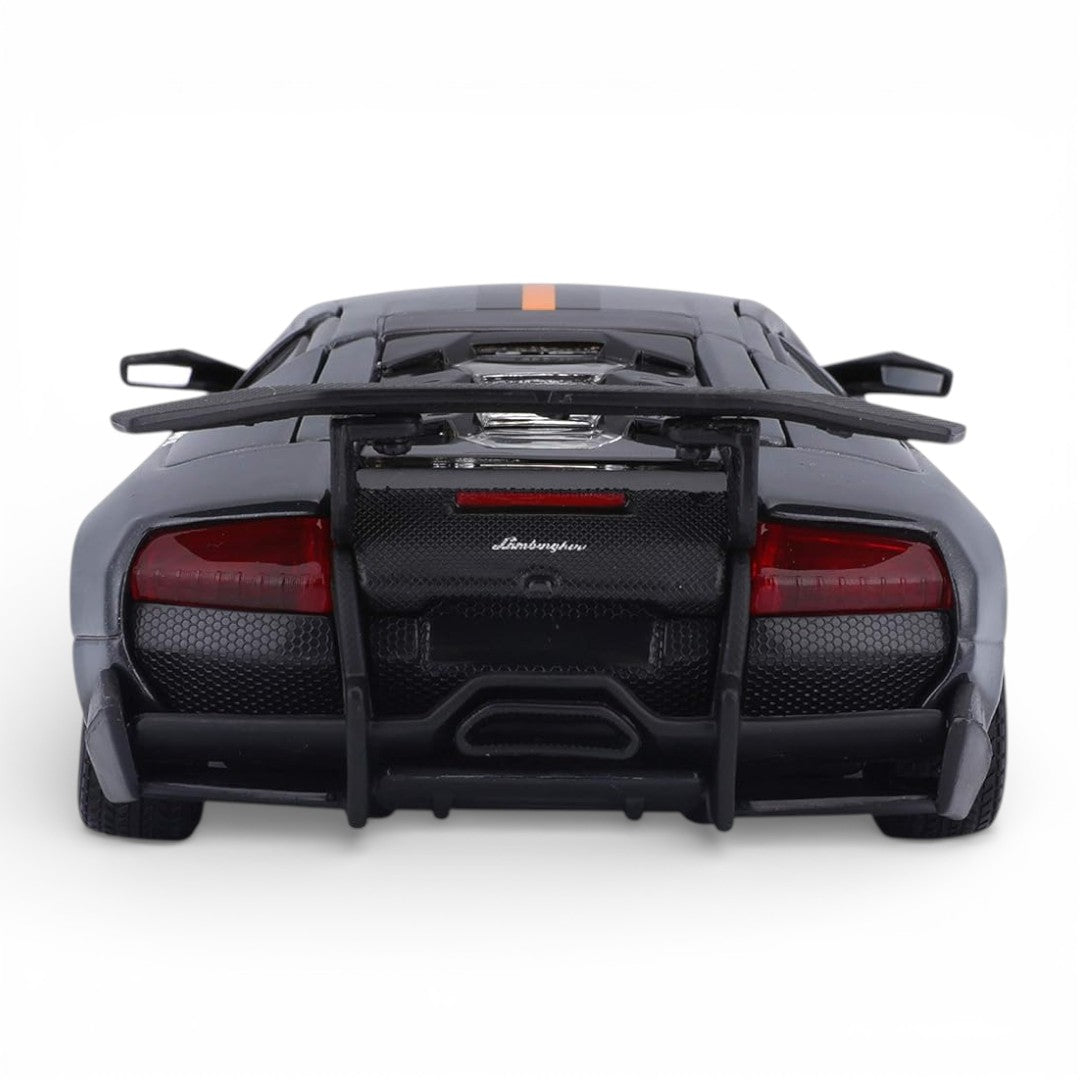RMZ City 1:36 Lamborghini Murcielago LP 670-4 SV Diecast Car Model – Grey| Openable Doors, Sound & Light