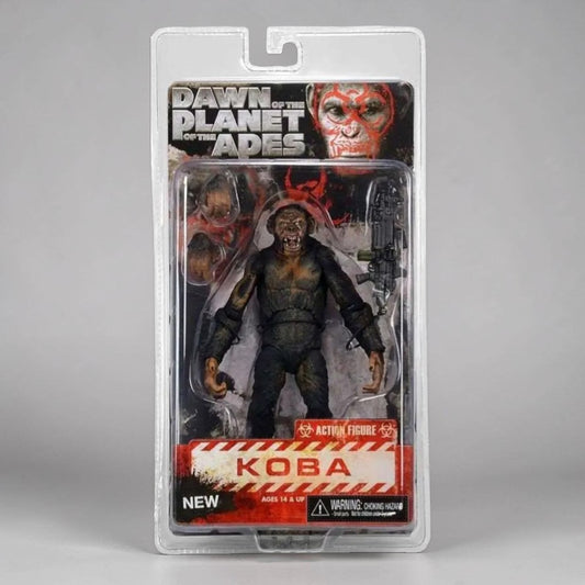 Koba Action Figure with Machine Gun – Dawn of the Planet of the Apes Movie Collectible (7 Inch)
