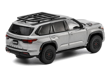 GCD Toyota Sequoia TRD Pro 1:64 Scale Diecast Model Car with Roof Rack | Silver Metallic & Purple Colour Variants