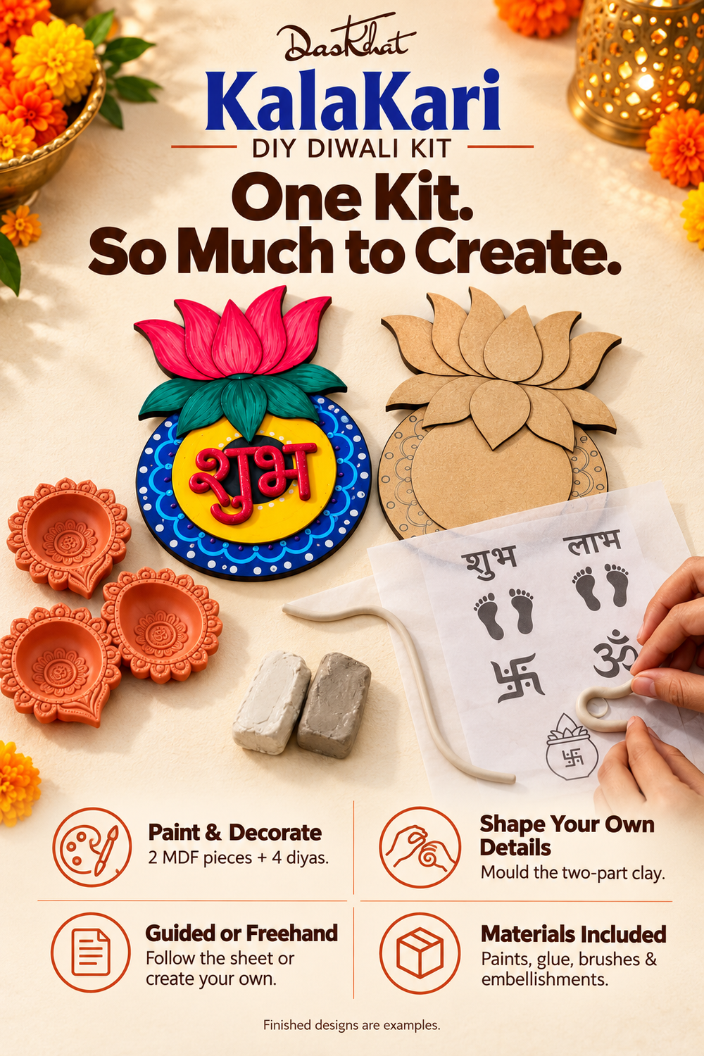 KalaKari DIY Diwali kit key benefits