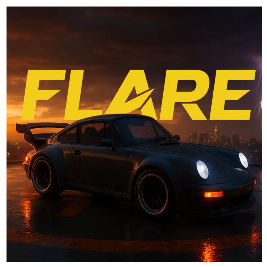 L.O.T Cars Flare 1:24 RC Drift Car – 4WD, 20 KMPH, 2.4GHz Remote, Dual Speed Mode, LED Lights, Variable Speed & Steering – Grey