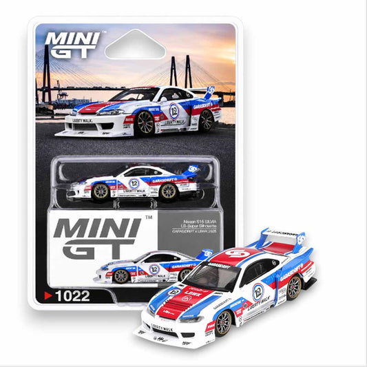 MINI GT 1:64 (Blister Pack) Nissan S15 Silvia LB-Super Silhouette GARASIDRIFT x LBWK 2025 Die-Cast Model Car