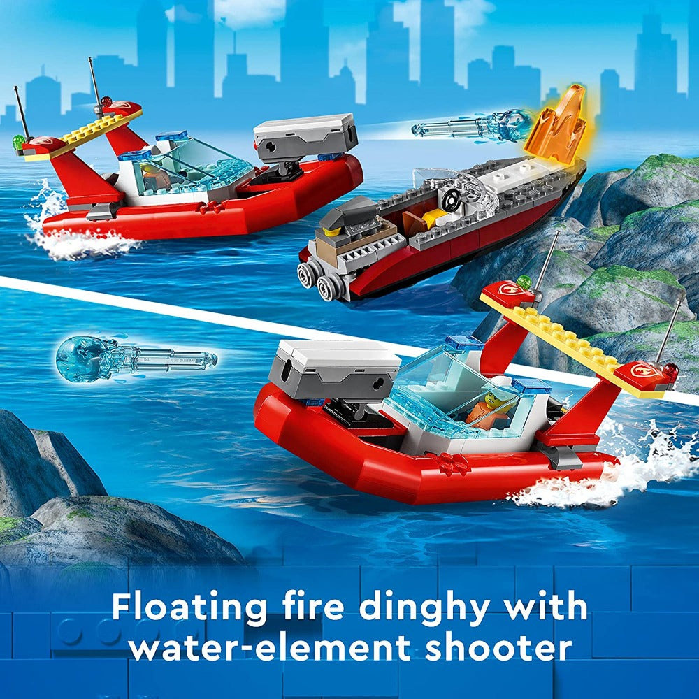 Lego City Seaside and Fire Mission 60308 - Jaiman Toys