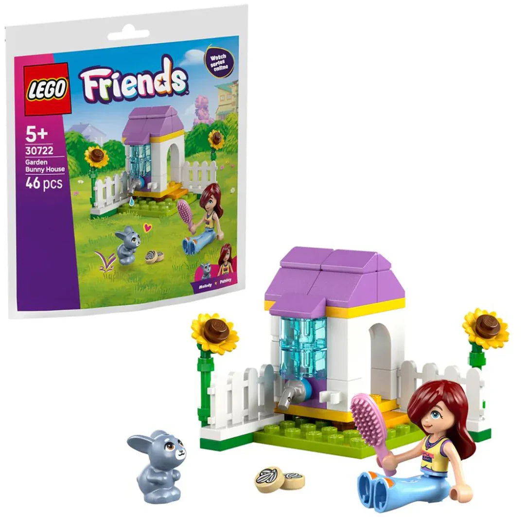LEGO Friends 30722 Garden Bunny House Building Set – Mini Animal Playset Polybag (46 Pieces)