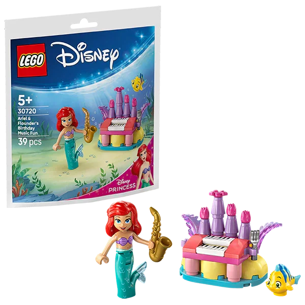 LEGO® 30720 Disney Ariel & Flounder’s Birthday Music Fun  | 39 Pieces | Ages 5+ | 2026