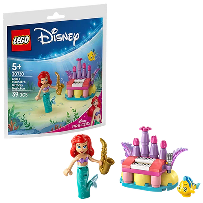 LEGO® 30720 Disney Ariel & Flounder’s Birthday Music Fun  | 39 Pieces | Ages 5+ | 2026