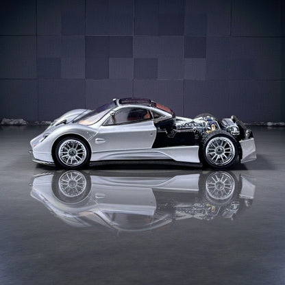 LMF Pagani Zonda C12s – Light Blue | 1:64 Diecast Supercar- 2 Variants