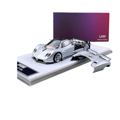 LMF Pagani Zonda C12s – Light Blue | 1:64 Diecast Supercar- 2 Variants