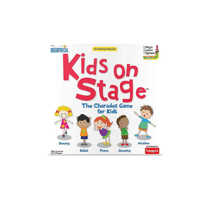 Funskool Kids On Stage Charades Game for Kids 3+ Years | No Reading Required | Fun Acting & Guessing Family Party Game | 2–6 Players