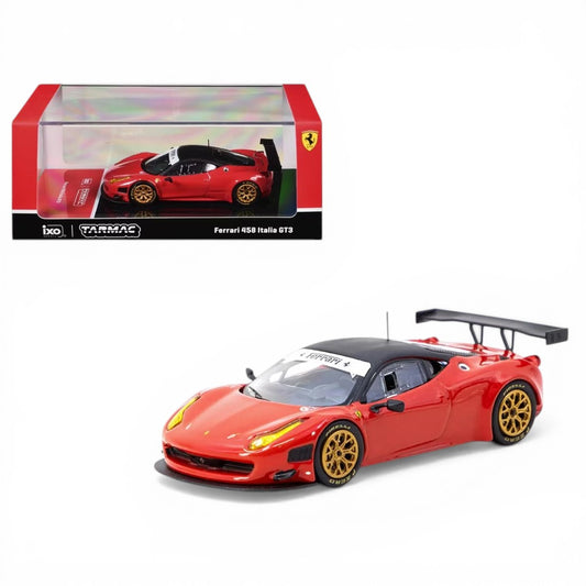 Tarmac Works 1:64 RTarmac Works ROAD64 1:64 Ferrari 458 Italia GT3 Red Diecast Model Car (T64R-073-RE)