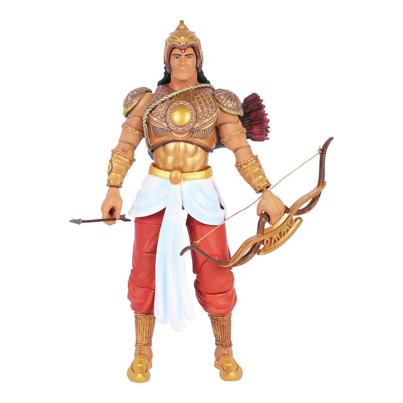 Legends of the Ramayan 1:12 Scale Prince Lakshmana Collector Action Figure with Bow, Arrow, Sword, Shield, Helmet & Interchangeable Hands