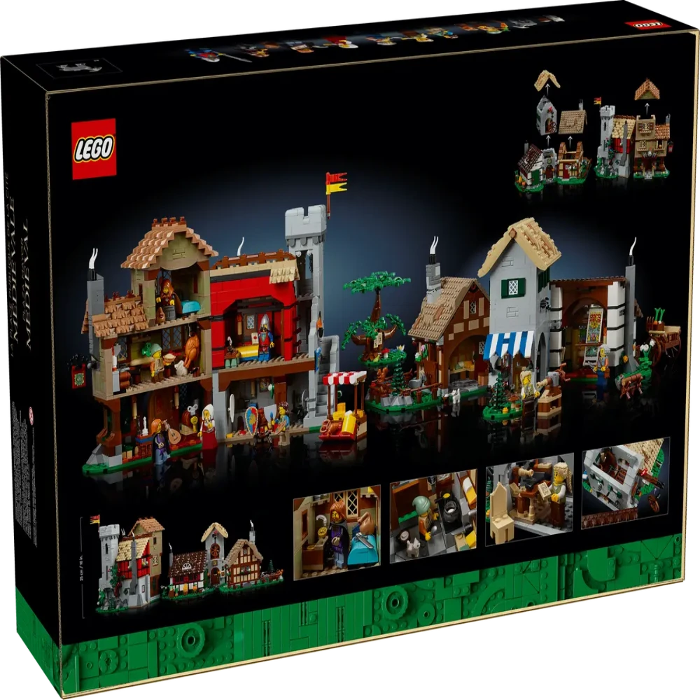 Lego 10332 Icons of the Medieval Town Square 3304 Pieces - Jaiman Toys