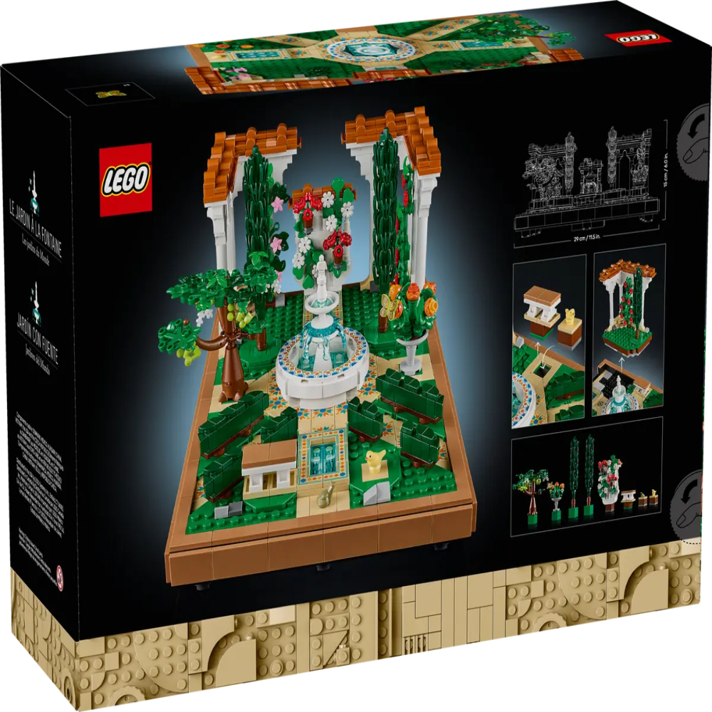 LEGO 10359 Icons Fountain Garden - Jaiman Toys