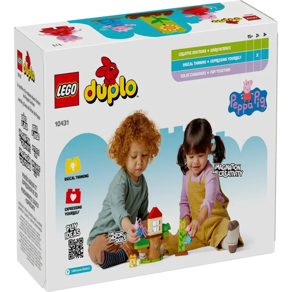 Lego 10431 Duplo Peppa Pig Garden And Tree House 20 Pieces