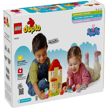 Lego 10433 Duplo Peppa Pig Birthday House 59 Pieces - Jaiman Toys