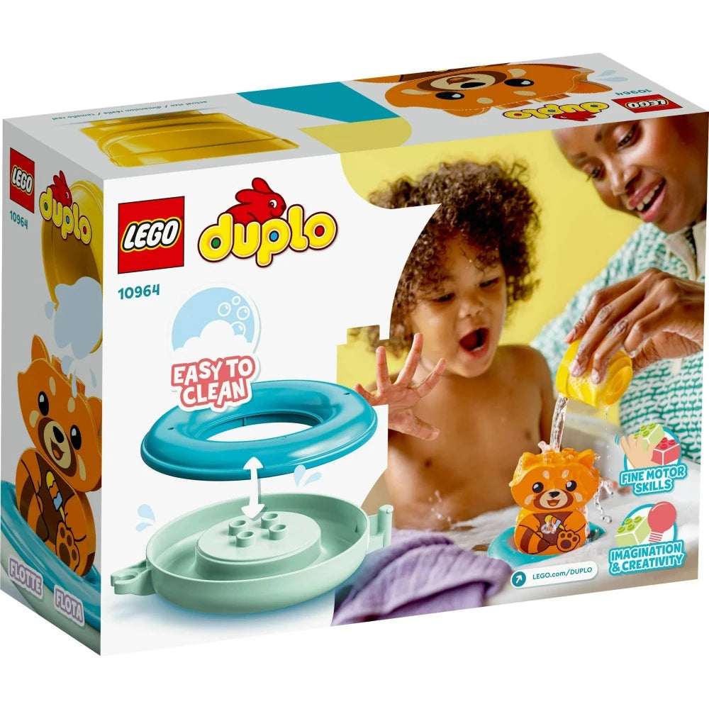 LEGO DUPLO My First Bath Time Fun: Floating Red Panda 10964 Building Toy (5 Pieces) - Jaiman Toys