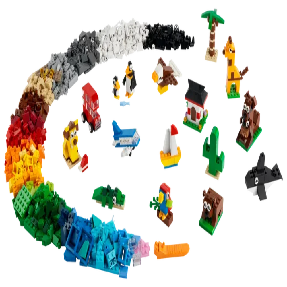 LEGO Classic Around The World 11015 Building Kit; (950 Pieces), Multi Color Age 4+ - Jaiman Toys