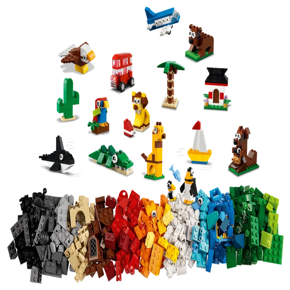 LEGO Classic Around The World 11015 Building Kit; (950 Pieces), Multi Color Age 4+ - Jaiman Toys