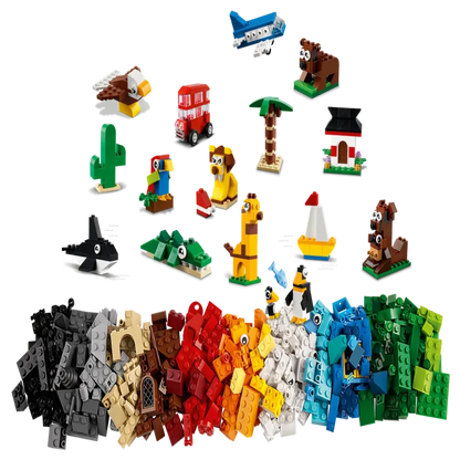 LEGO Classic Around The World 11015 Building Kit; (950 Pieces), Multi Color Age 4+ - Jaiman Toys
