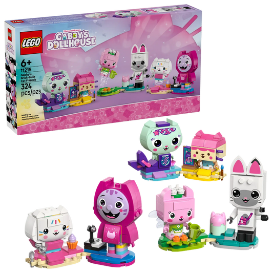 Lego 11215 Gabby's Dollhouse Gabby's Brick-Built Cat Friends (324 Pieces)
