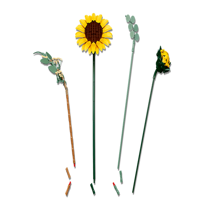 LEGO 11502 Botanicals Sunflower Bouquet Building Set – Decorative Flower Display, 686 Pieces