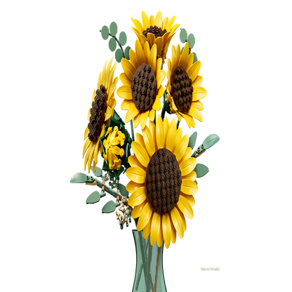 LEGO 11502 Botanicals Sunflower Bouquet Building Set – Decorative Flower Display, 686 Pieces