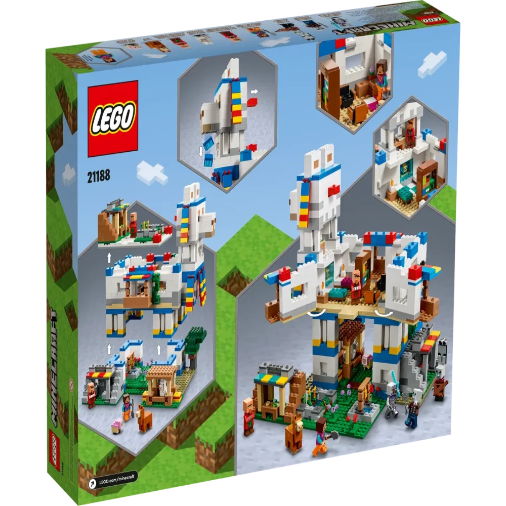 LEGO Minecraft The Llama Village 21188 Building Kit (1,252 Pieces) - Jaiman Toys