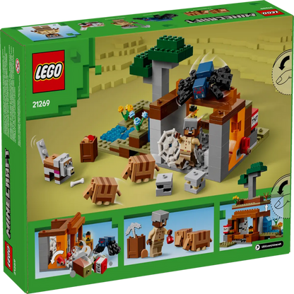 LEGO Minecraft 21269 The Armadillo Mine Expedition Building Set (247 Pieces) | Adventure Toy with TNT Mine, Safari Ranger, Wolf & Armadillos for Kids Ages 8+