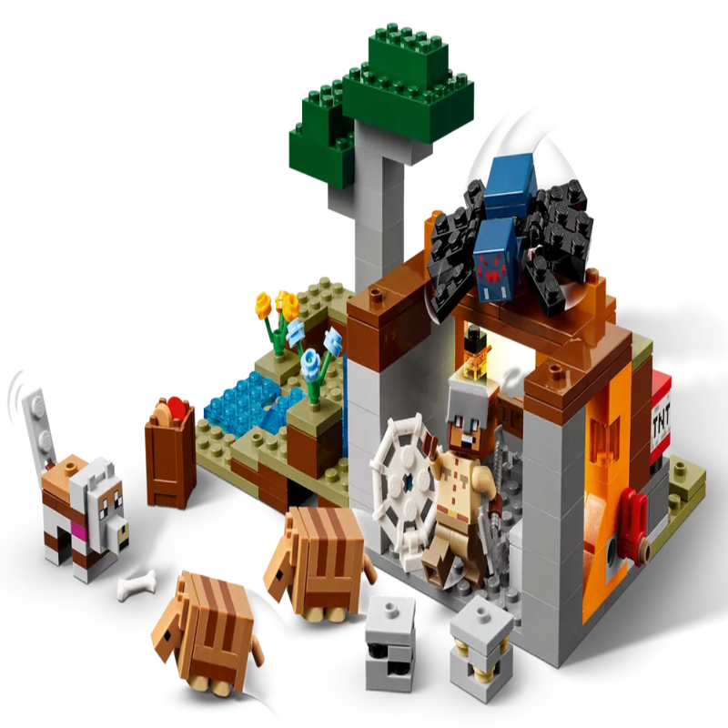 LEGO Minecraft 21269 The Armadillo Mine Expedition Building Set (247 Pieces) | Adventure Toy with TNT Mine, Safari Ranger, Wolf & Armadillos for Kids Ages 8+