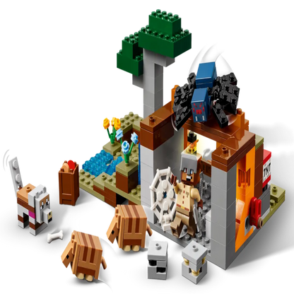 LEGO Minecraft 21269 The Armadillo Mine Expedition Building Set (247 Pieces) | Adventure Toy with TNT Mine, Safari Ranger, Wolf & Armadillos for Kids Ages 8+