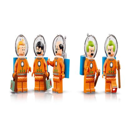 LEGO® Ideas Tintin® Moon Rocket - Building Kit for Adults - Comic Book and Space Decor - 21367