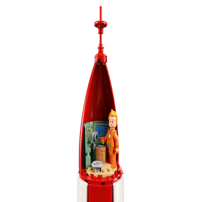 LEGO® Ideas Tintin® Moon Rocket - Building Kit for Adults - Comic Book and Space Decor - 21367