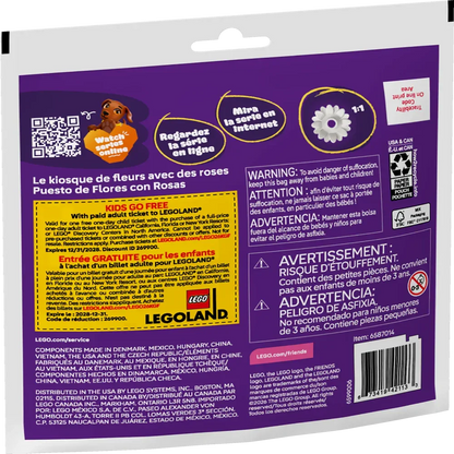 LEGO® 30721 Friends Flower Stand with Roses | 55-Piece Building Set | Ages 6+