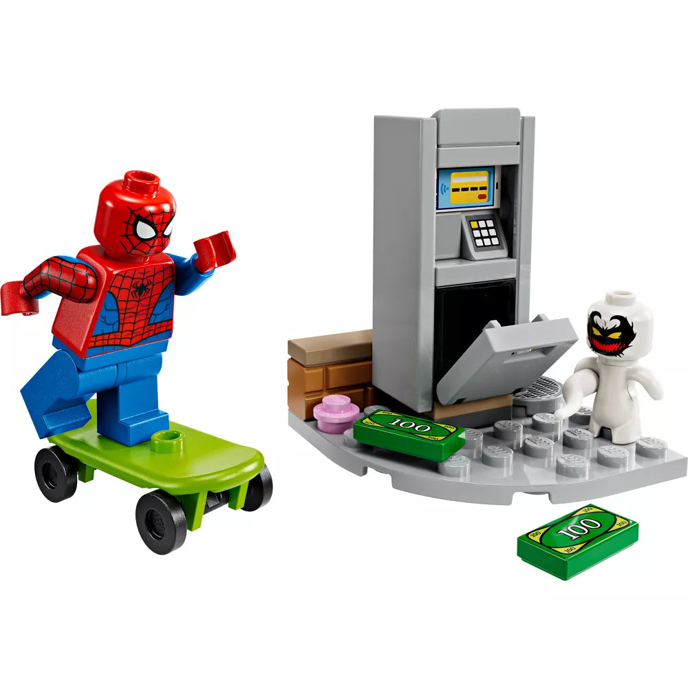 LEGO 30725 Marvel Spider-Man vs Anti-Venom Heist Building Set – 31 Pieces Superhero Toy